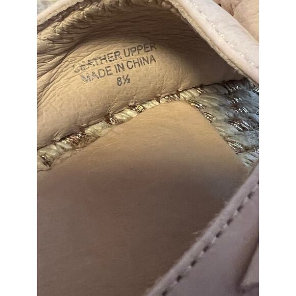 J/Slides Ritsy Espadrille Pink Suede Bow Slides Size 8.5 NWOB - Picture 8 of 10